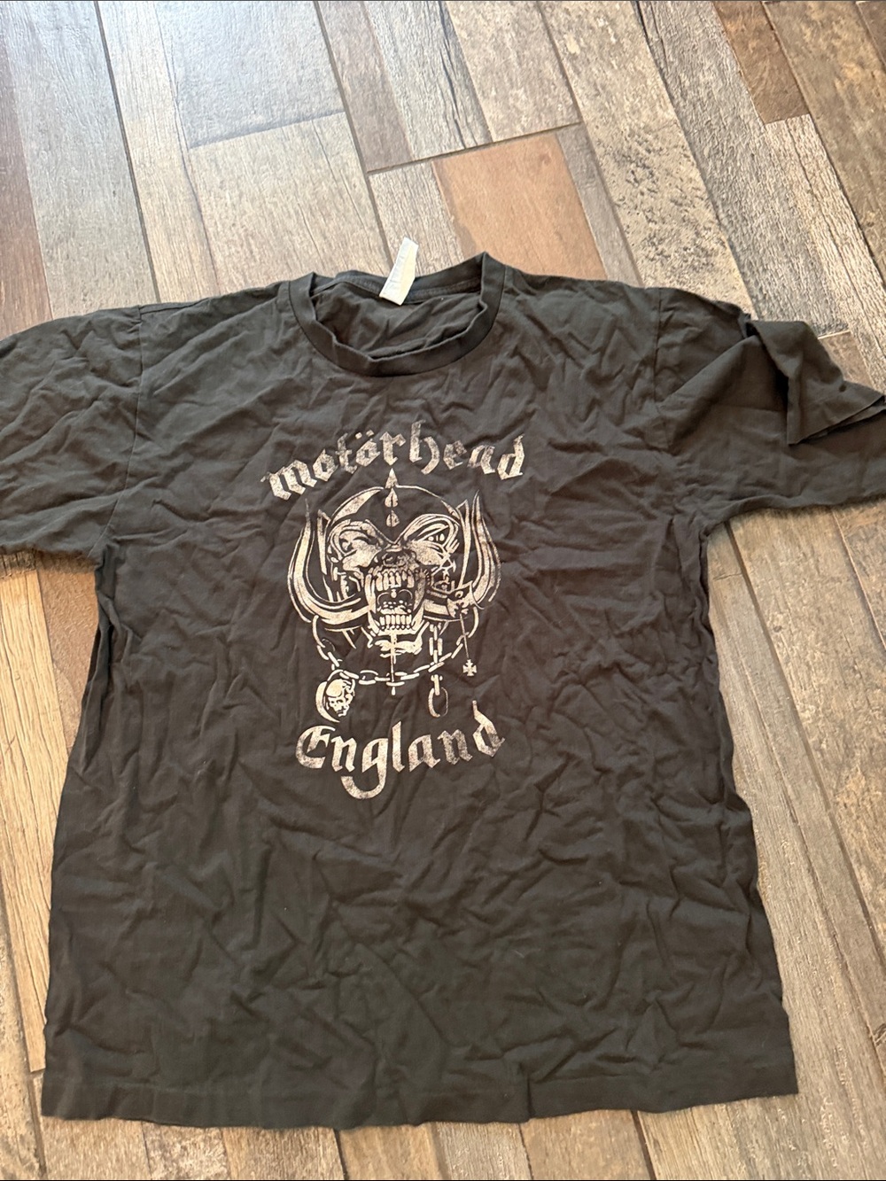 England Black Graphic Band Tee - Men's Shirt